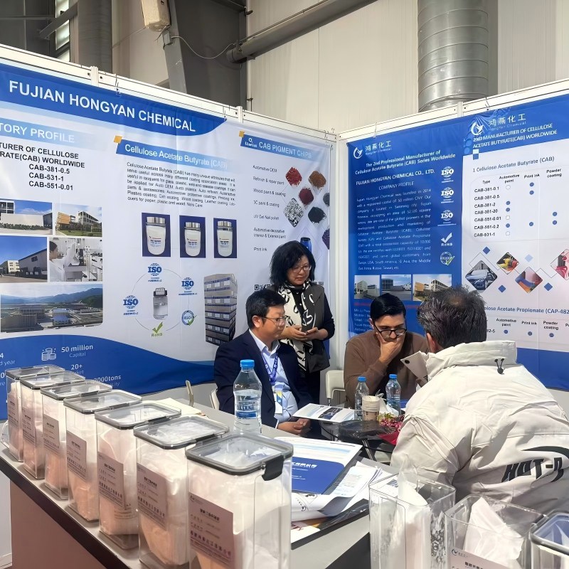 Nuestros CAB-551 CAB-381 Impresionantes en la Exposición de Recubrimientos 2025